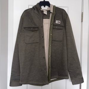 MENS North Face Sherpa Button up Jacket